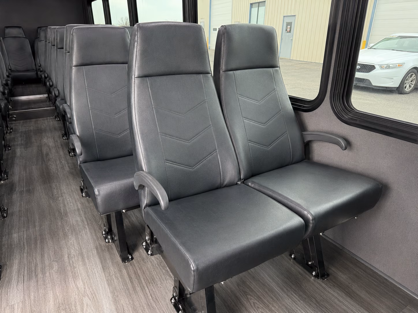 apex 15 passenger minibus inside
