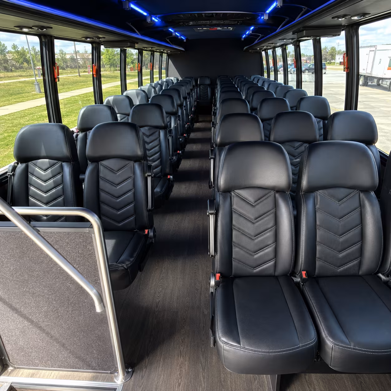 apex 30 passenger minibus inside