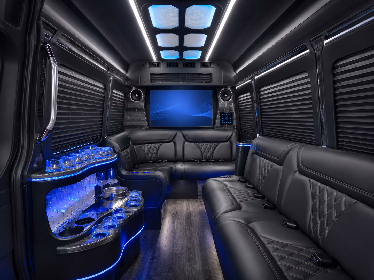 apex prom transportation onboard seating