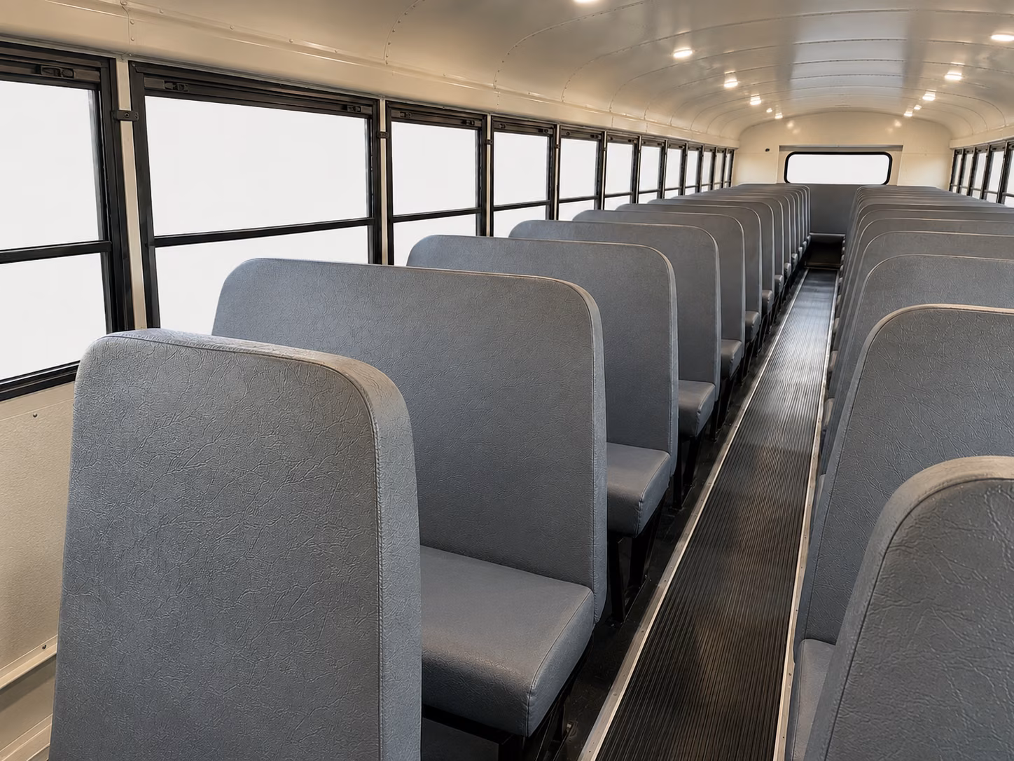 apex school bus inside