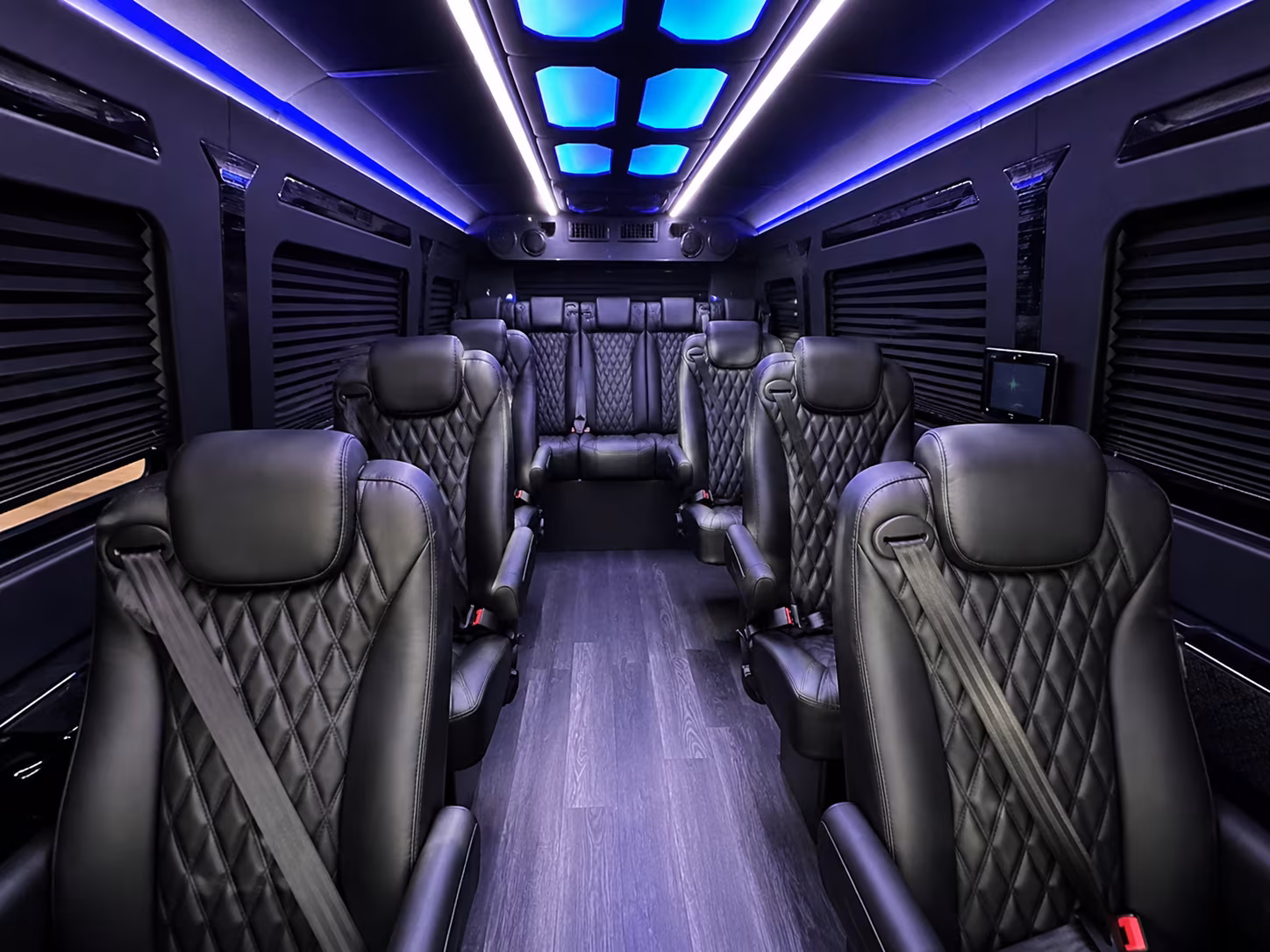 apex sprinter van with driver inside