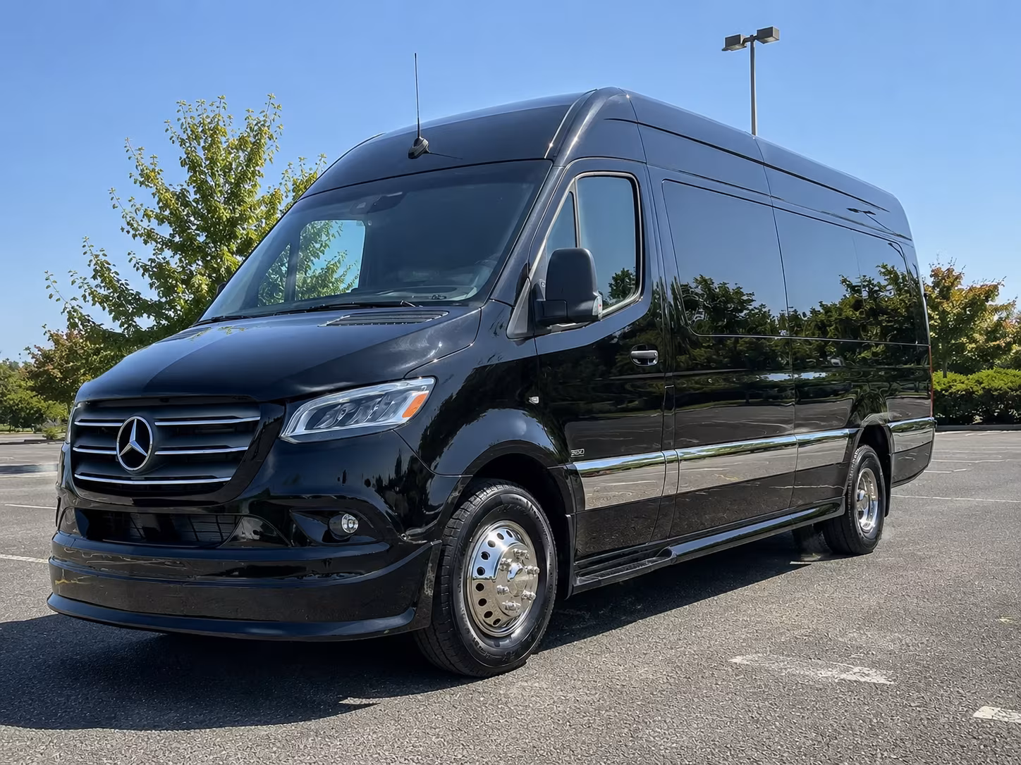 apex sprinter van with driver