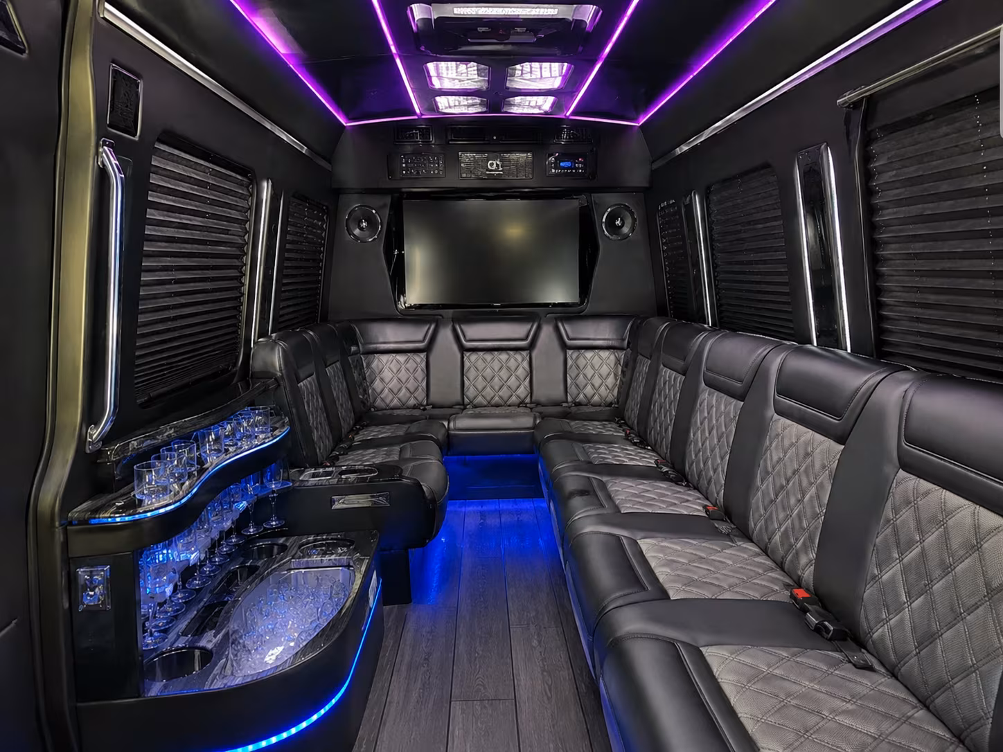 bus rentals for music festival weekends near apex and the triangle