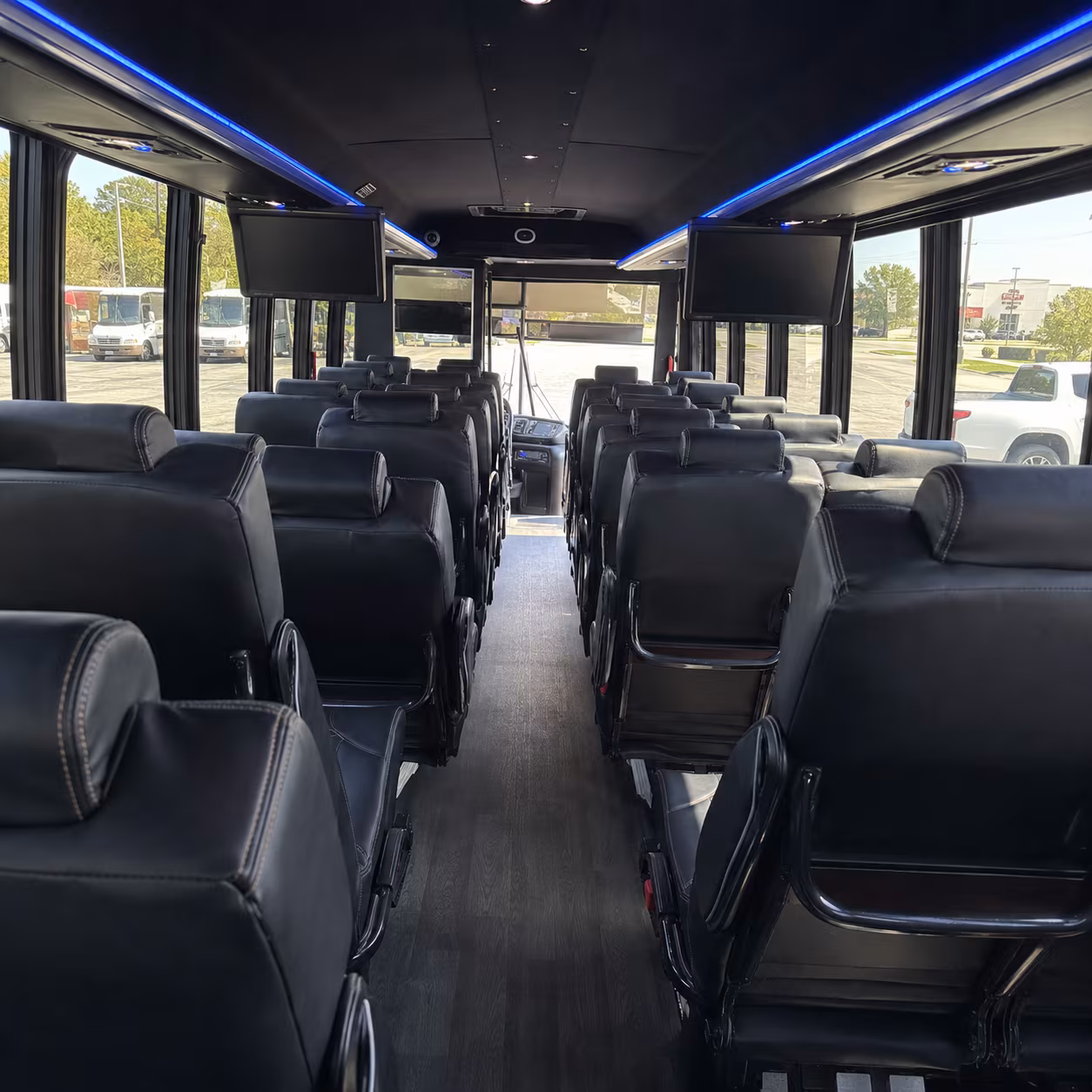 compare bus rental pricing in apex online upfront and in minutes