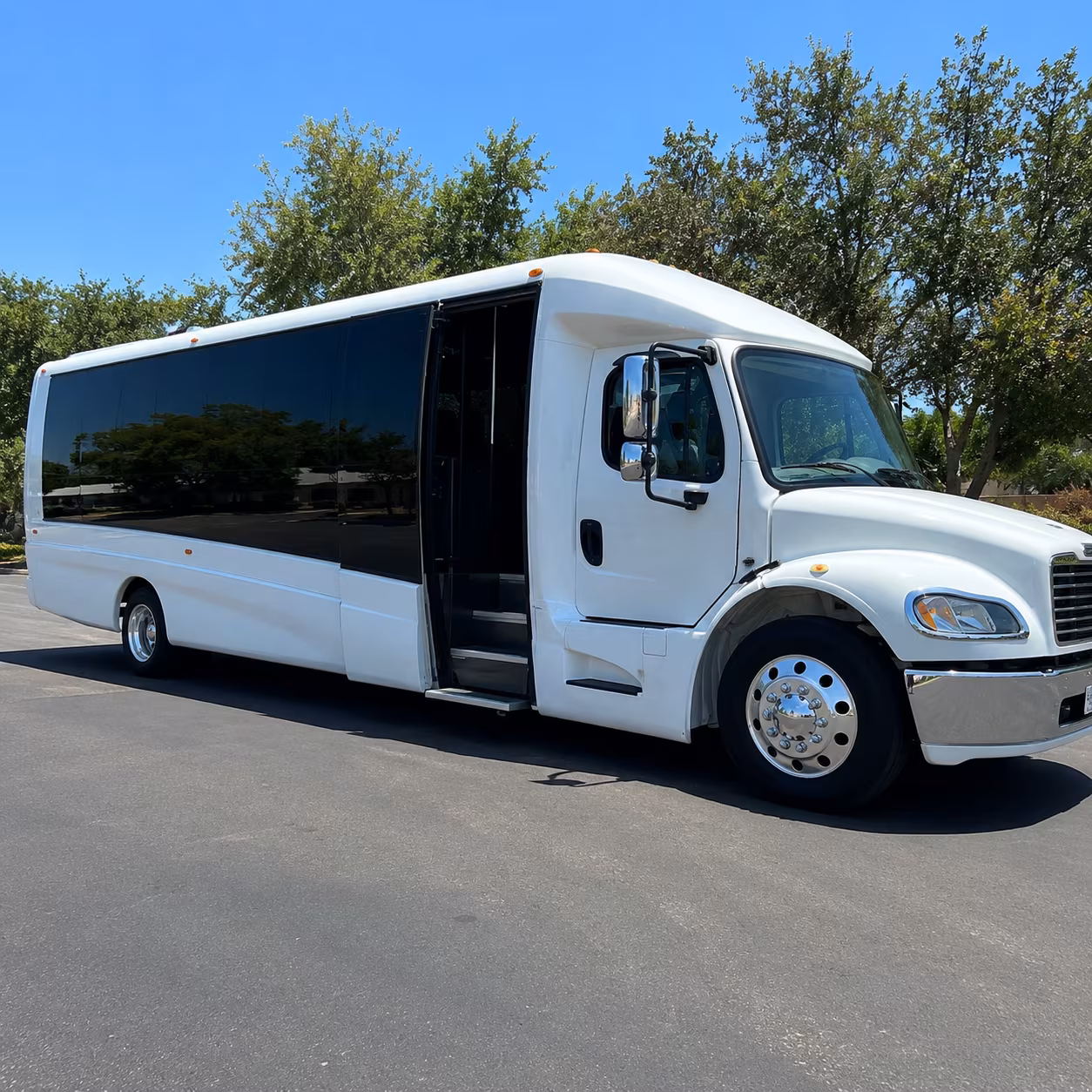 corporate event and conference buses for apex and the research triangle