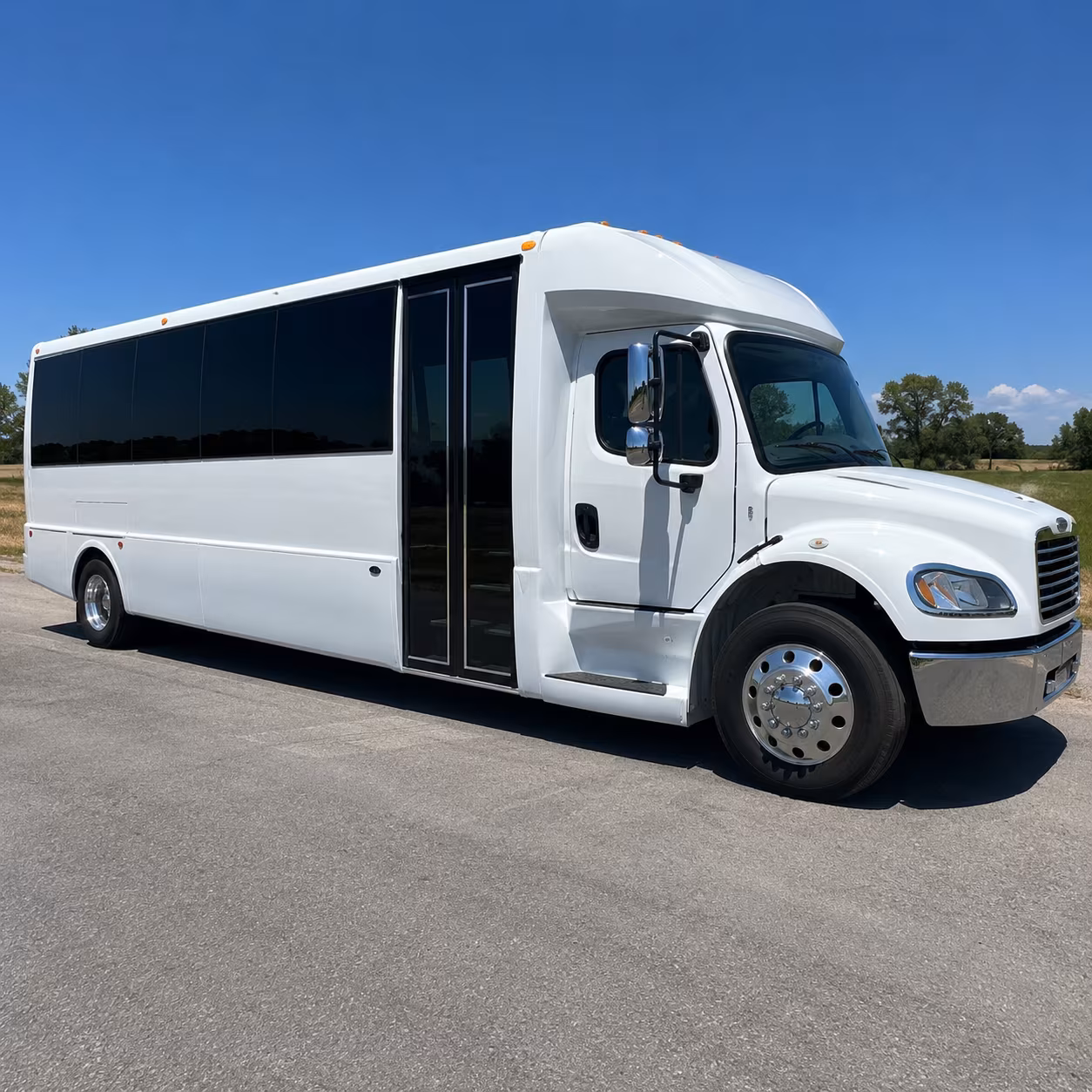 wedding buses and shuttle services for apex celebrations